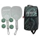 thumbnail image 2 of Juego De Raquetas De Pickleball, 4 Pelotas Y Bolsa De Transporte, Raquetas De Pickleball Con Agarre Cómodo, Color Verde, 2 of 3