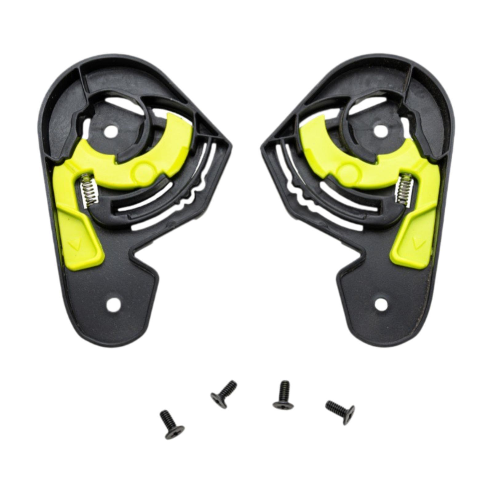 Magideal - 1 Par De Base De Repuesto Para Casco De Motocicleta 560 Con Tornillos, Base De Montaje De Visera Resistente, Placas Laterales Izquierda Y Derecha