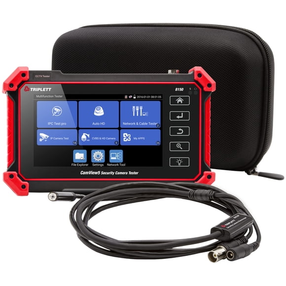 Probador de cámaras CCTV Triplett 8150-BR-KIT CamView IP Pro 5 HD