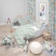 thumbnail image 1 of Designart 'Pattern with Cute Unicorns and Clouds' Moderno juego de cama infantil -, 1 of 3