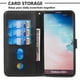thumbnail image 5 of Funda con Cremallera para Samsung Galaxy S10 Plus, Carcasa Cartera de Cuero PU con Soporte y Tarjetero, 5 of 6