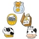 thumbnail image 5 of 5 Broches De Esmalte De Gato De Dibujos Animados, Alfileres De Joyería, Insignia Para Decoración De Camisa De Bolso, 5 of 5