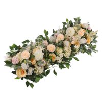 Magideal - De Flores Artificiales Para Boda, Decoración De Fondo Colgante, Arreglo Floral, Planta De Exhibición Para Recepción, Ventana De , Champán