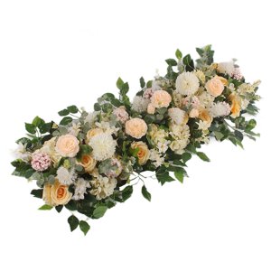 Magideal - De Flores Artificiales Para Boda, Decoración De Fondo Colgante, Arreglo Floral, Planta De Exhibición Para Recepción, Ventana De , Champán