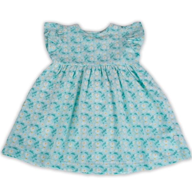Vestido Jersey Estampado Bebé Niña Menta Pillin