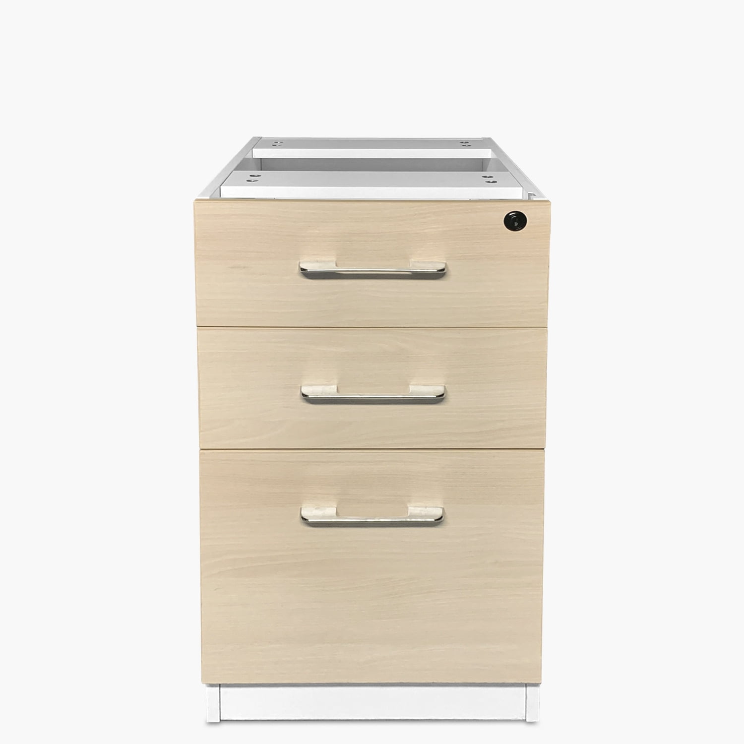 Form Office - Cajonera Melamina Pedestal Natura/blanco