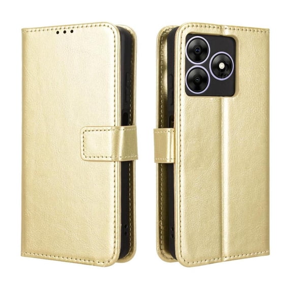 Funda tipo libro para Blackview Wave 8/Wave 8C/Oscal Flat 2, cartera todo‑en‑uno, funda multifuncional con tarjetero y correa de muñeca desmontable