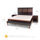 thumbnail image 3 of Cama Europea Curve Bee Comfort King New Torino Choc S/T, 3 of 11