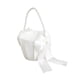 thumbnail image 1 of Canasto De Boda Cesta De Niña Flores Lazos Tela Blanco, 1 of 3