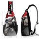 thumbnail image 2 of UFC Riñonera Bandolera con Estampado Integral para Hombres y Mujeres, Bolso Cruzado Gráfico de Tendencia, Mochila de Hombro Streetwear para Ciclismo y Deportes, Riñonera Versátil Casual, 2 of 6