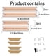 thumbnail image 4 of 1 Set DIY Wood Canvas Stretcher Frame Bars Kit For Gallery Wrap Oil Painting Mounting Stretcher Strips Oil Painting Wall Art Decor, 4 of 4