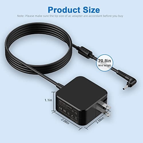 Hflrzz - Cargador Chromebook Para Portátil Samsung, 26w 12v 2.2a Compatible 11.