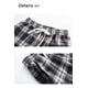 thumbnail image 2 of X2 Pantalón Cuadros Pierna Ancha Mujer Casuales Forro Peludo, 2 of 10