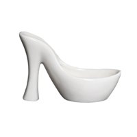 Ioensy - Maceta De Cerámica, Maceta De Escritorio Bonita Y Ligera Para Jardín, Balcón, Patio, Color Blanco