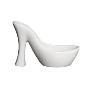 Ioensy - Maceta De Cerámica, Maceta De Escritorio Bonita Y Ligera Para Jardín, Balcón, Patio, Color Blanco