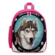 thumbnail image 1 of Husky Siberiano Mochila Escolar para Niños y Niñas, Mochila Infantil Ligera de Alta Calidad, Grande y Duradera ROSA, 1 of 6