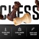 thumbnail image 5 of Juego de ajedrez Chess Armory de madera de primera calidad con almacenamiento de madera de sapeli, 5 of 7