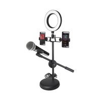 Dblue - Soporte Para Micrófono Y Celular Con Aro Led - Ps