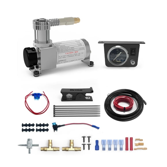 Sistema de Compresor de Aire RETRUE Kit de Bolsa de Aire a Bordo