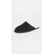 thumbnail image 2 of Slipper Scuff Para Hombre Piel De Plena Flor Color Negro Talla 11, 2 of 5