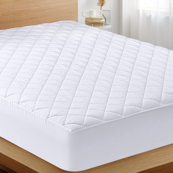 Colchón Utopia Bedding acolchado, tamaño king size, blanco