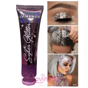 Flamenco - Glitter En Gel Para Cuerpo Cabello Y Rostro