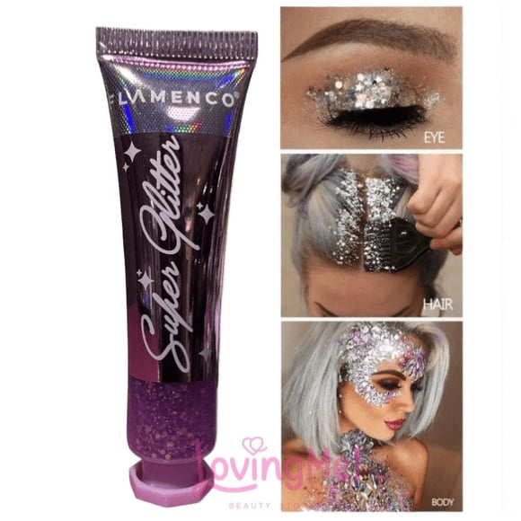 Glitter En Gel Para Cuerpo Cabello Y Rostro