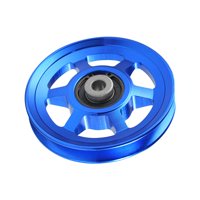 Magideal - Rueda De Polea De Rodamiento Resistente Al Desgaste, Reemplazo De Rueda De Cable De Gimnasio De 105Mm Para Máquina De Cable De Gimnasio En Casa, , Azul