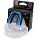 thumbnail image 3 of Protector bucal Oral Mart juvenil negro/azul cielo de doble capa, 3 of 6
