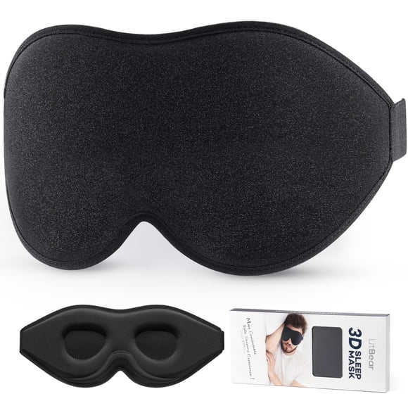 Máscara para dormir LitBear LB-EB01 para mujeres y hombres que duermen de lado
