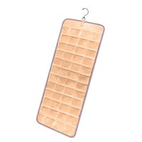 Ioensy - Organizador De Joyas Colgante Para Mujer, 48 Bolsillos Para Puerta, Cómoda, Joyería, Color Morado