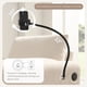 thumbnail image 2 of 37" Single Sofa with Storage Ottoman, Adjustable Phone Holder, Dual-Port Charger, Storage Pockets, Elephant Ear Armrest, Comfy Chenille Armchair, Modern Cloud Chaise Lounge for Living Room&Apartment, 2 of 3