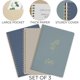 thumbnail image 4 of Juego de cuadernos ZICOTO Aesthetic Spiral College Riled, 20 x 15 cm, paquete de 3, 4 of 8