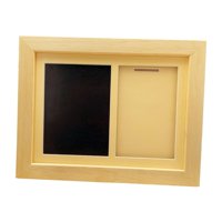 Magideal - Vitrina De Madera Para Medallas, Soporte Para Fotos, Accesorio De Almacenamiento Y Recuerdo Para Todos Los Deportes, Multifuncional, 18 X 23 Cm Con So Marco De Color De Madera