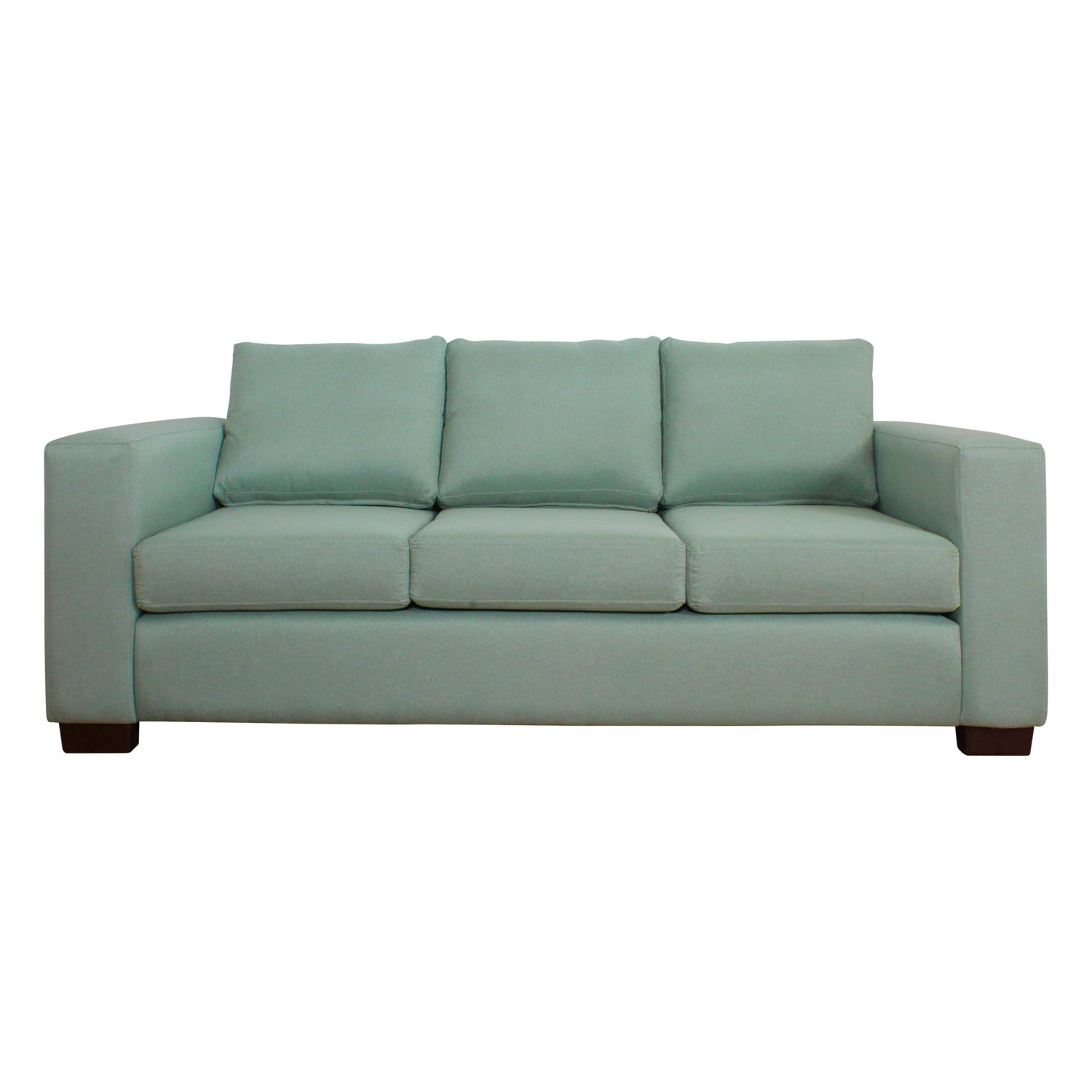 Living Store - Sofá 3 Cuerpos Chelsea 200 Cm Tela Verde Agua