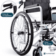 thumbnail image 5 of Silla De Ruedas Plegable  24 Pulgadas Nanofort Soporta 150 Kg Uso Rudo, 5 of 7