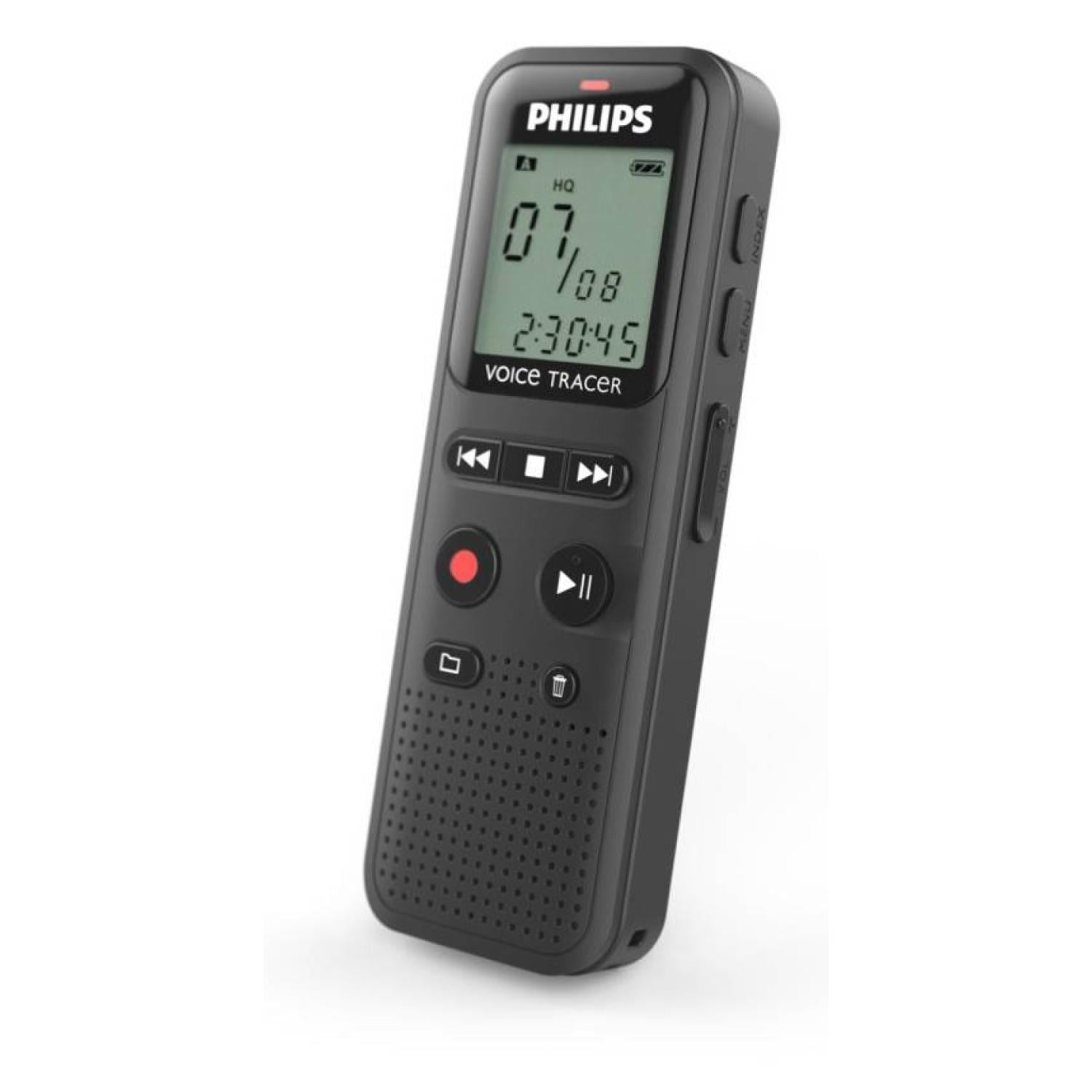 Philips - Grabadora De Voz 4gb Jack 3.5 Voicetracer Dvt1100
