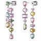 thumbnail image 3 of Pendientes Swarovski Gema Drop asimétricos multicolores, 3 of 6