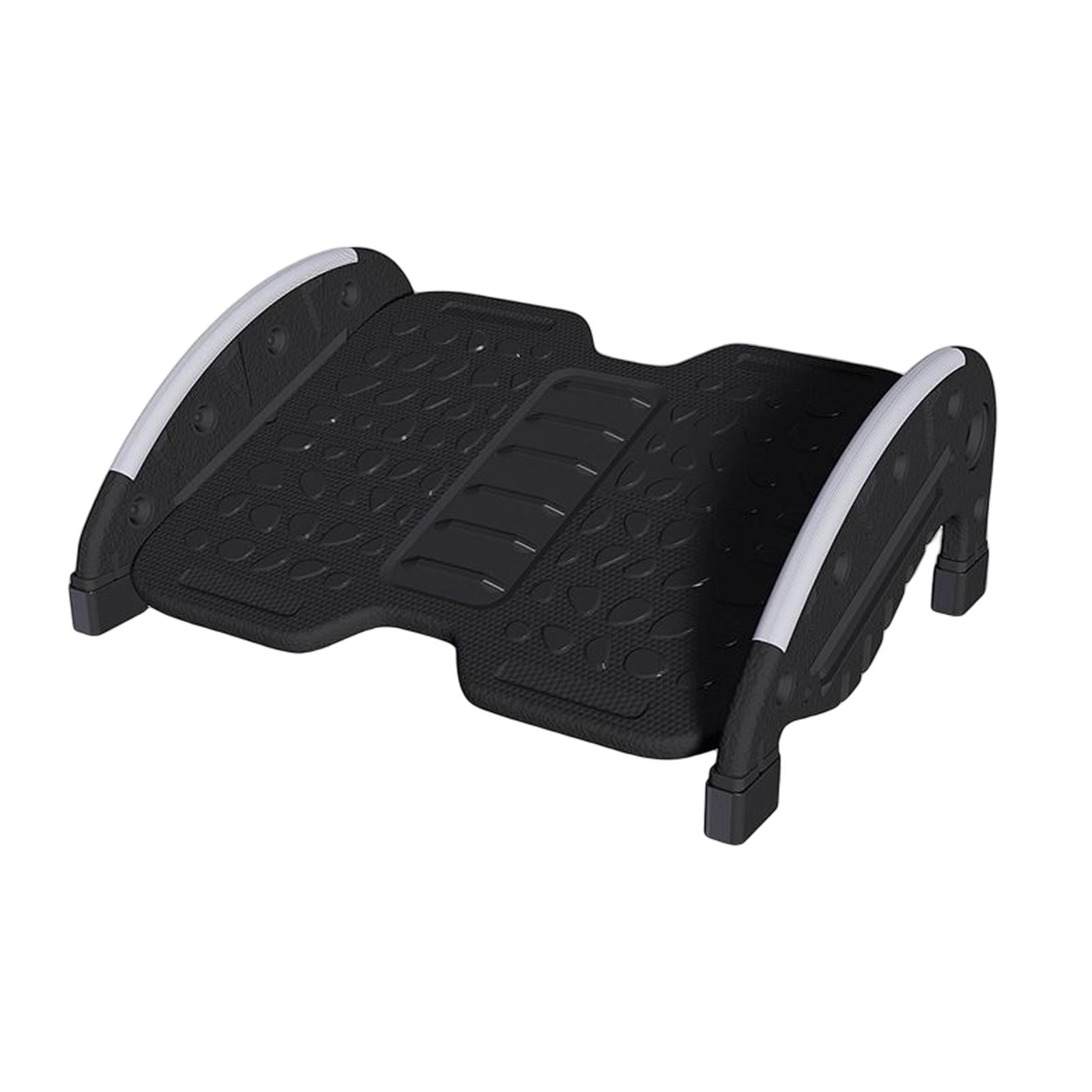 Ioensy - Reposapiés Para Debajo Del Escritorio Negro Que Sacude El Uso Dual Estático Con Superficie De Masaje