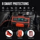 thumbnail image 4 of Cargador de batería para automóvil de 10 amperios, 12 V, 24 V, Smarte, totalmente automático, alfanumérico, mantenedor, cargador de mantenimiento con compensación de temperatura, para baterías de plom, 4 of 7