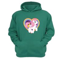 Genérico - Polerón Canguro Mi Pequeño Pony Verde Aguamarina Talla Xl Unisex