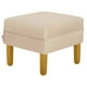 thumbnail image 2 of Pouf Sky 1c Felpa 01 Beige, 2 of 3