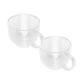 thumbnail image 3 of 2 piezas 200 ml de doble capa de vidrio taza de café espresso casa barware, 3 of 5