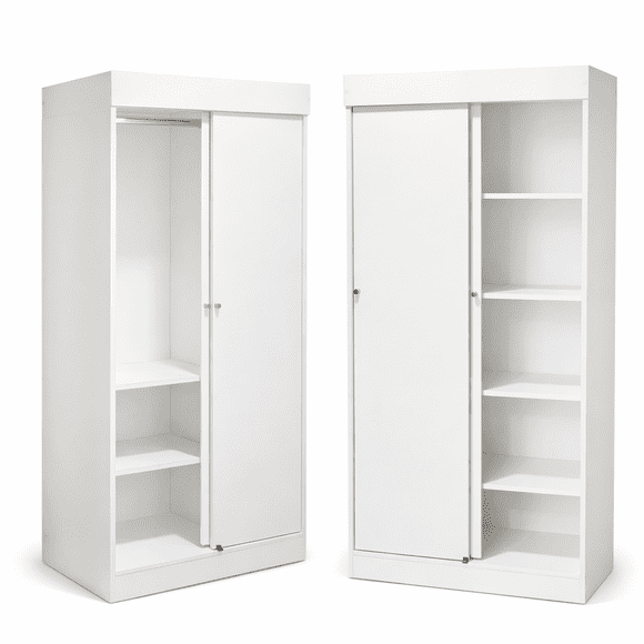 Closet Corredera 7 Compartimientos 1 Barra 180x80x50