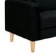thumbnail image 5 of Sofa New Retro 3c Felpa 05 Negro, 5 of 6