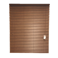 Aura Home - Persiana Roller Manual Estilo Madera Pvc 150X165 Cm 50 Mm Color Avellana Texturado Marca Aura