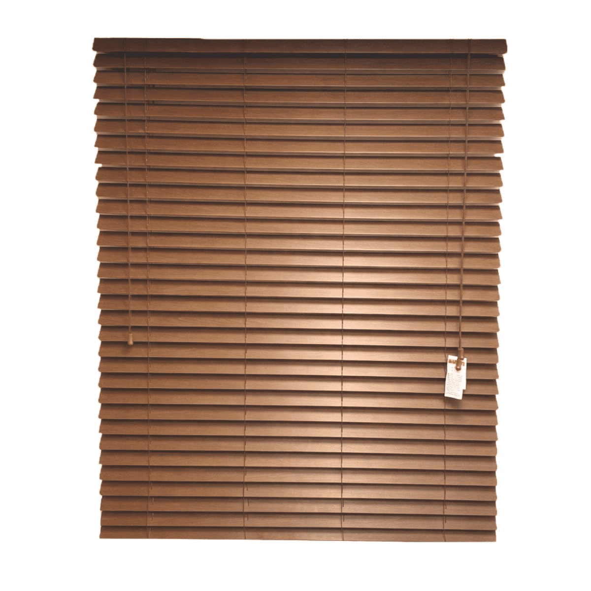 Aura Home - Persiana Roller Manual Estilo Madera Pvc 150x165 Cm 50 Mm Color Avellana Texturado Marca Aura