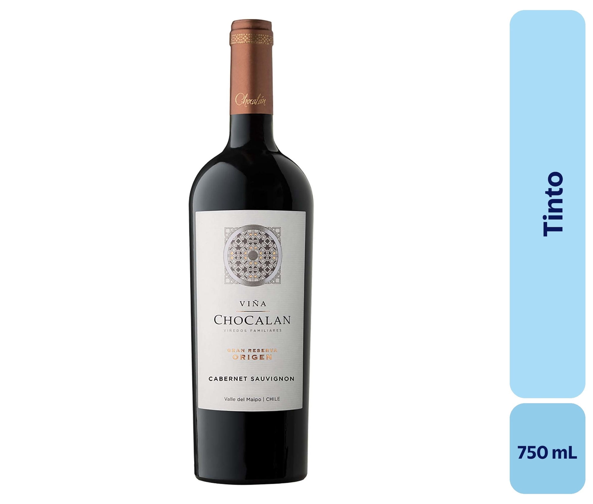 Vino Tinto Botella 750 mL Chocalan