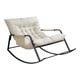 thumbnail image 5 of Mecedora Con Respaldo Alto, Sillón Moderno Para Salón, Guardería, Gris Crema, 5 of 5