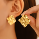 thumbnail image 2 of Aros Maxi Chunky Bañados En Oro 18k Para Mujer, 2 of 3